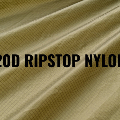 軽量コンパクトなのに高強度の世界【20Dリップストップナイロン】